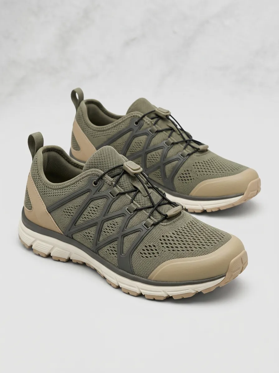 Women's Trail Ready Outdoor Hiking Mesh Printed Shoes