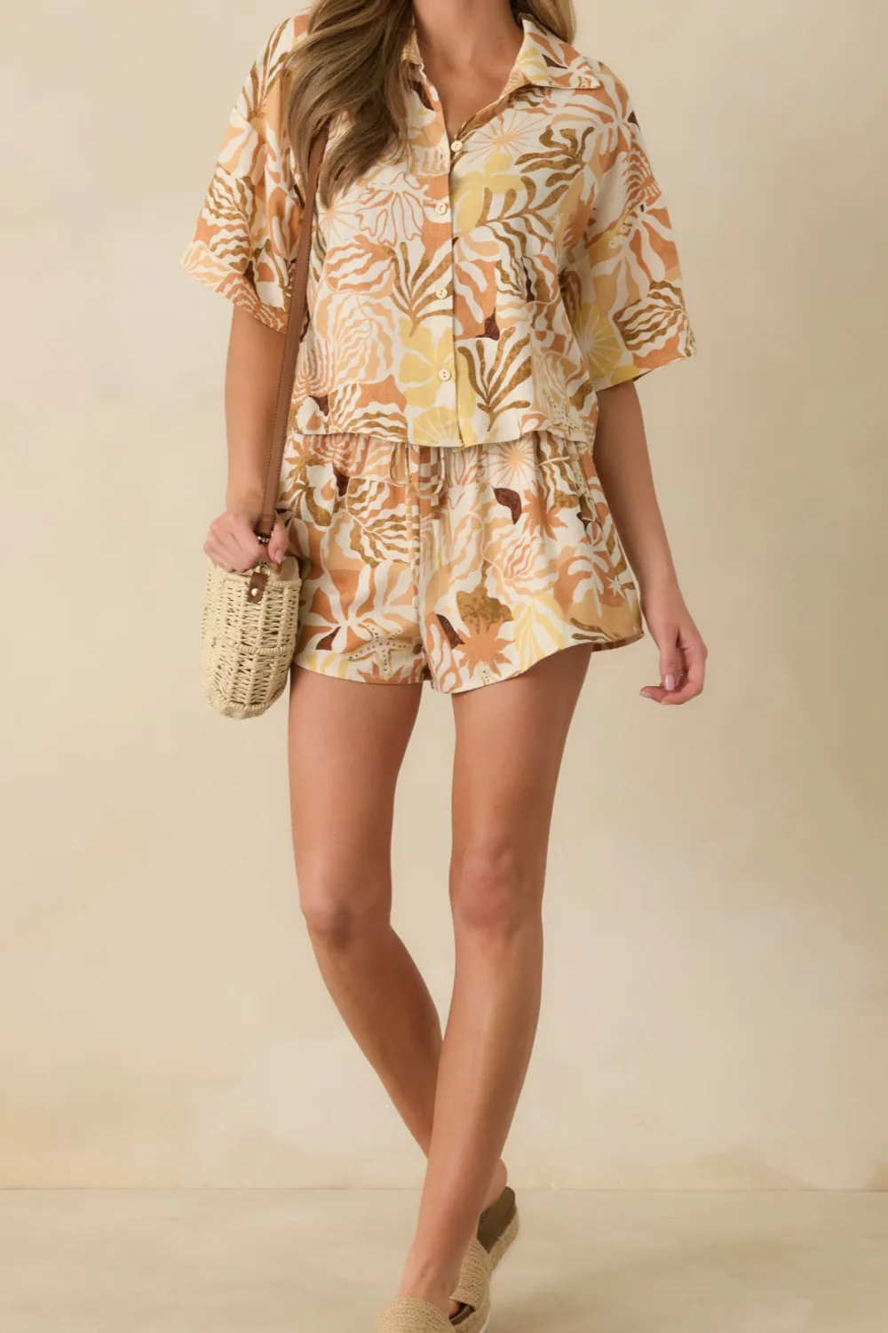 Autumn Leaves Casual Shorts