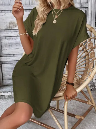 Classic Tee Short-Sleeve Cotton Mini Dress