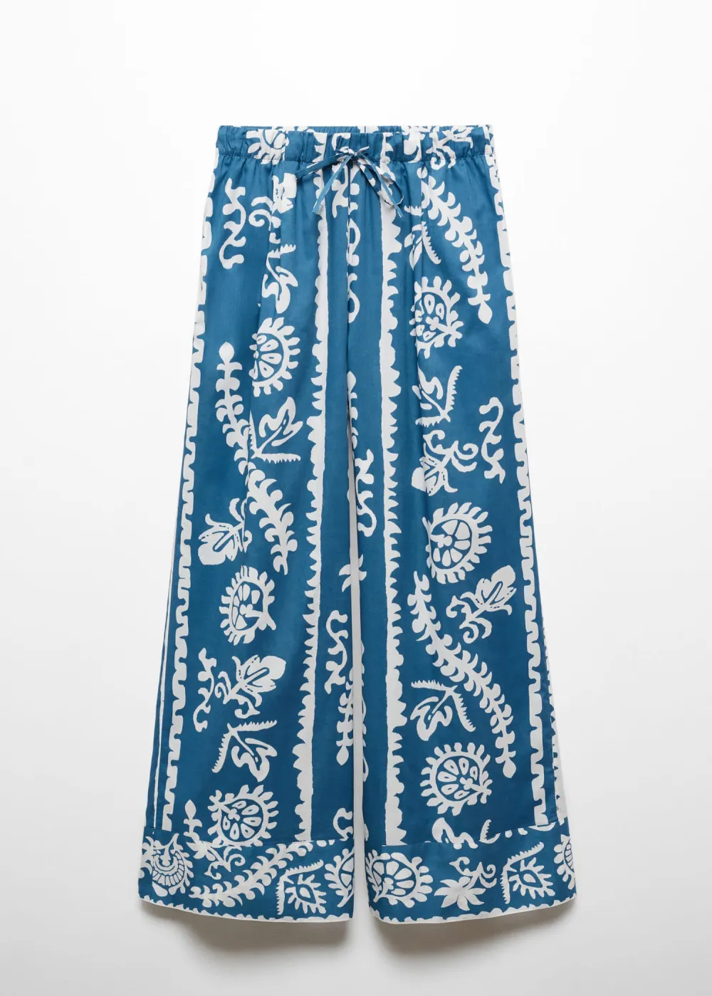 Wide Leg Printed Pants