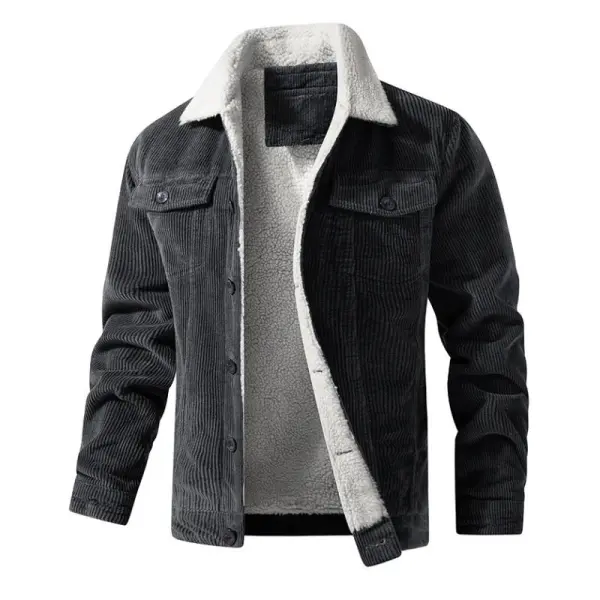 Corduroy Tailored Zip Jacket