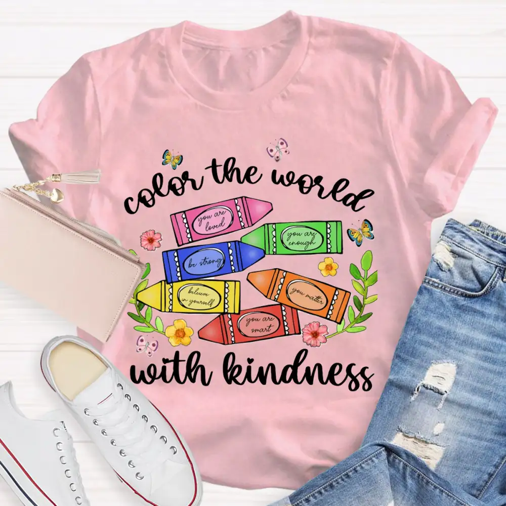 Color The World With Kindness T-Shirt