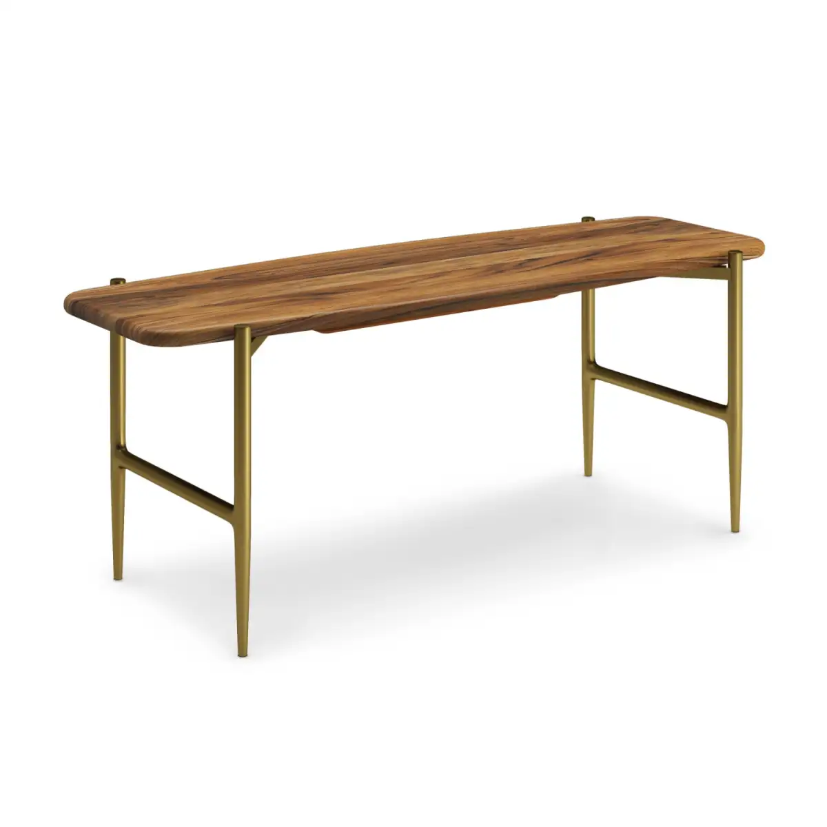 Modern Acacia Wooden Accent Bench