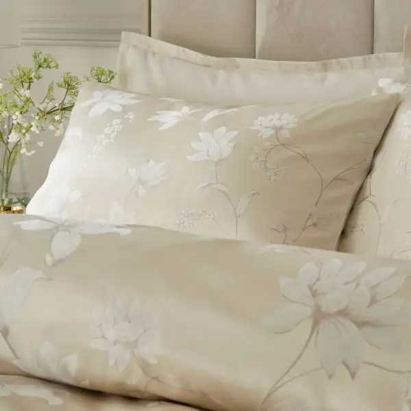Woven Floral Duvet Cover Set