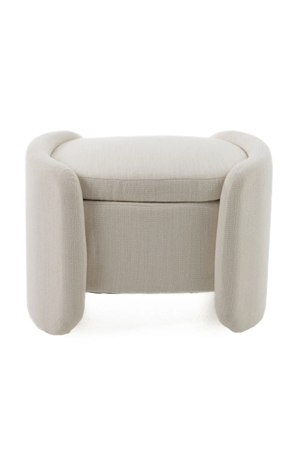 Oval Storage Ottoman