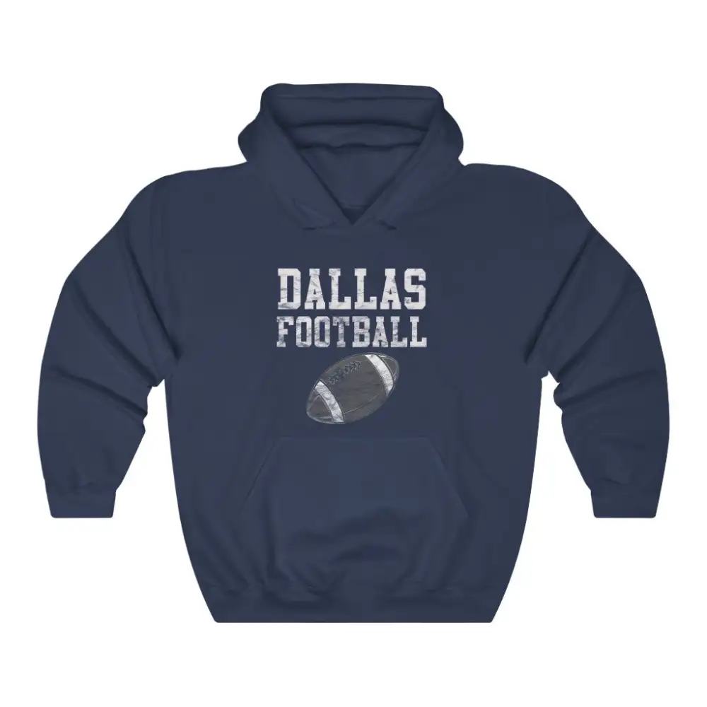 Everyday Vintage Football Graphic Pullover Hoodie
