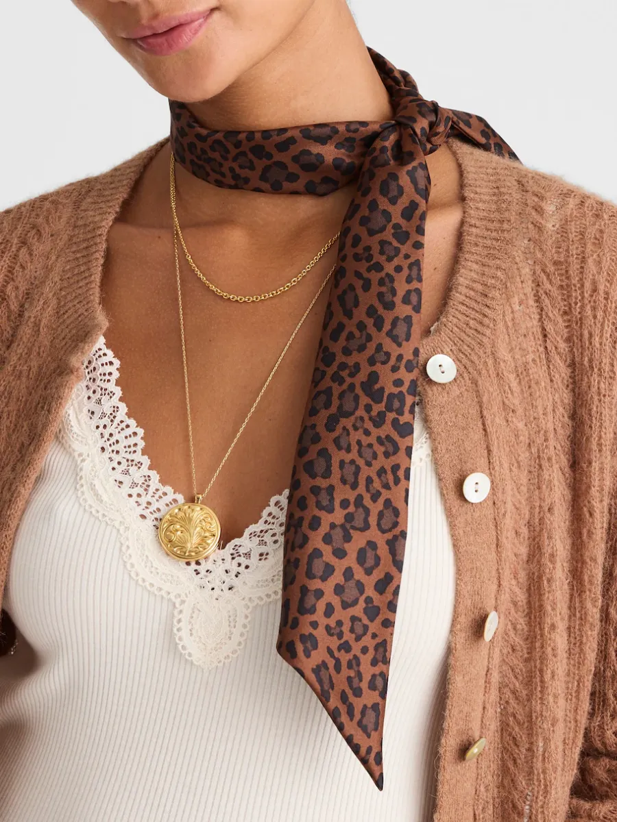 Leopard Print Scarf