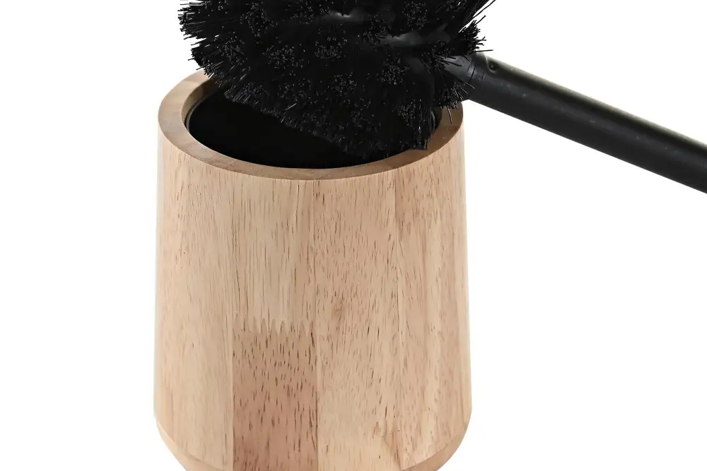 Natural Wood Toilet Brush Holder