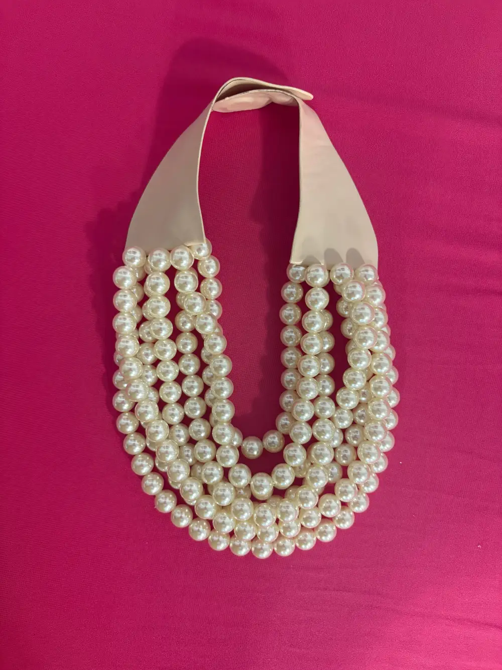 Pearl Layered Fashion Necklace