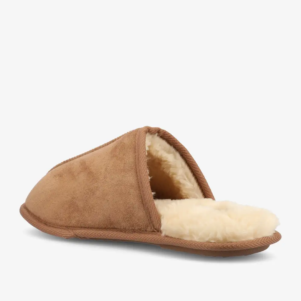 Velour Finish Slip On Slippers