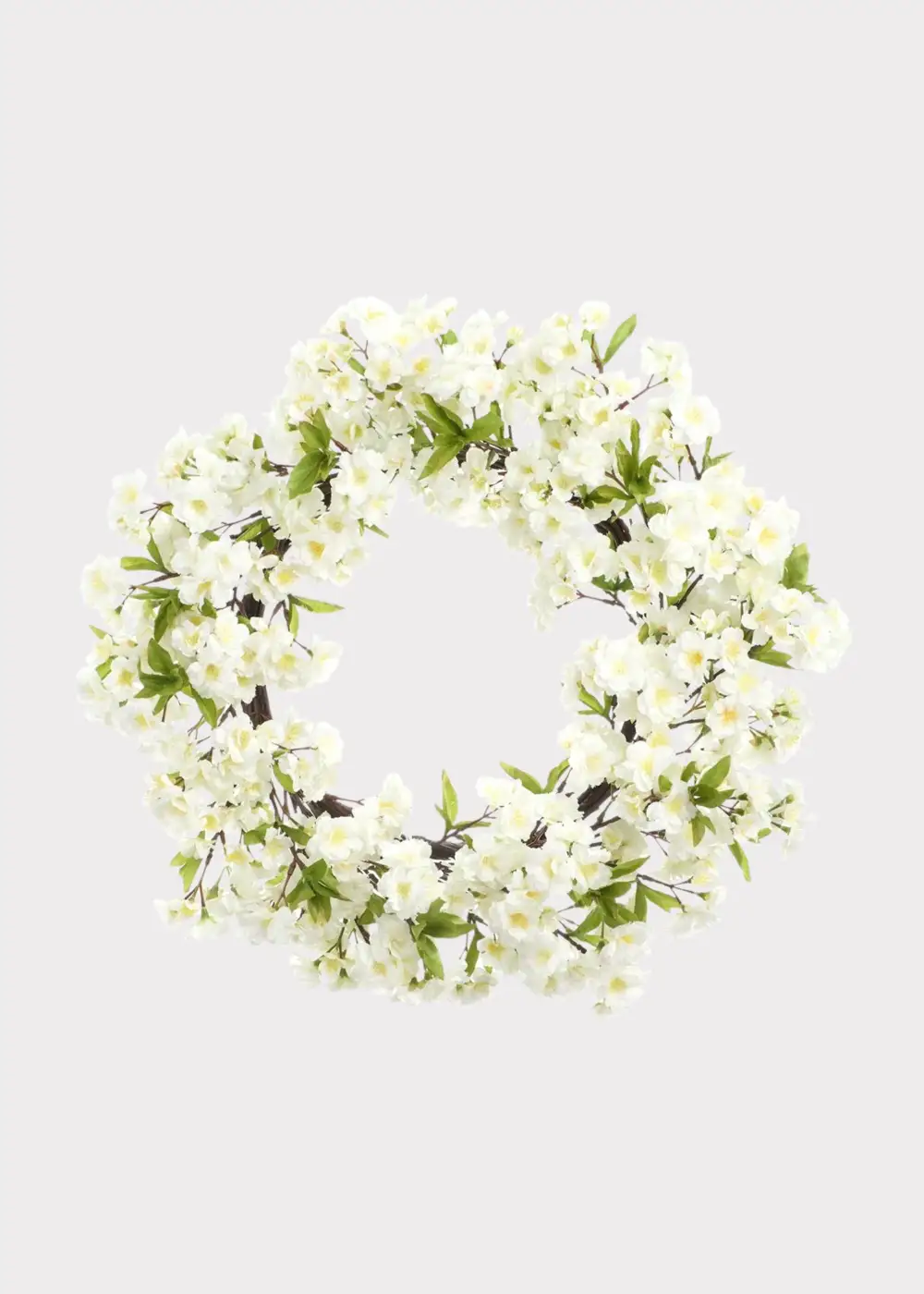 Artificial Decorative Cherry Blossom Wreath
