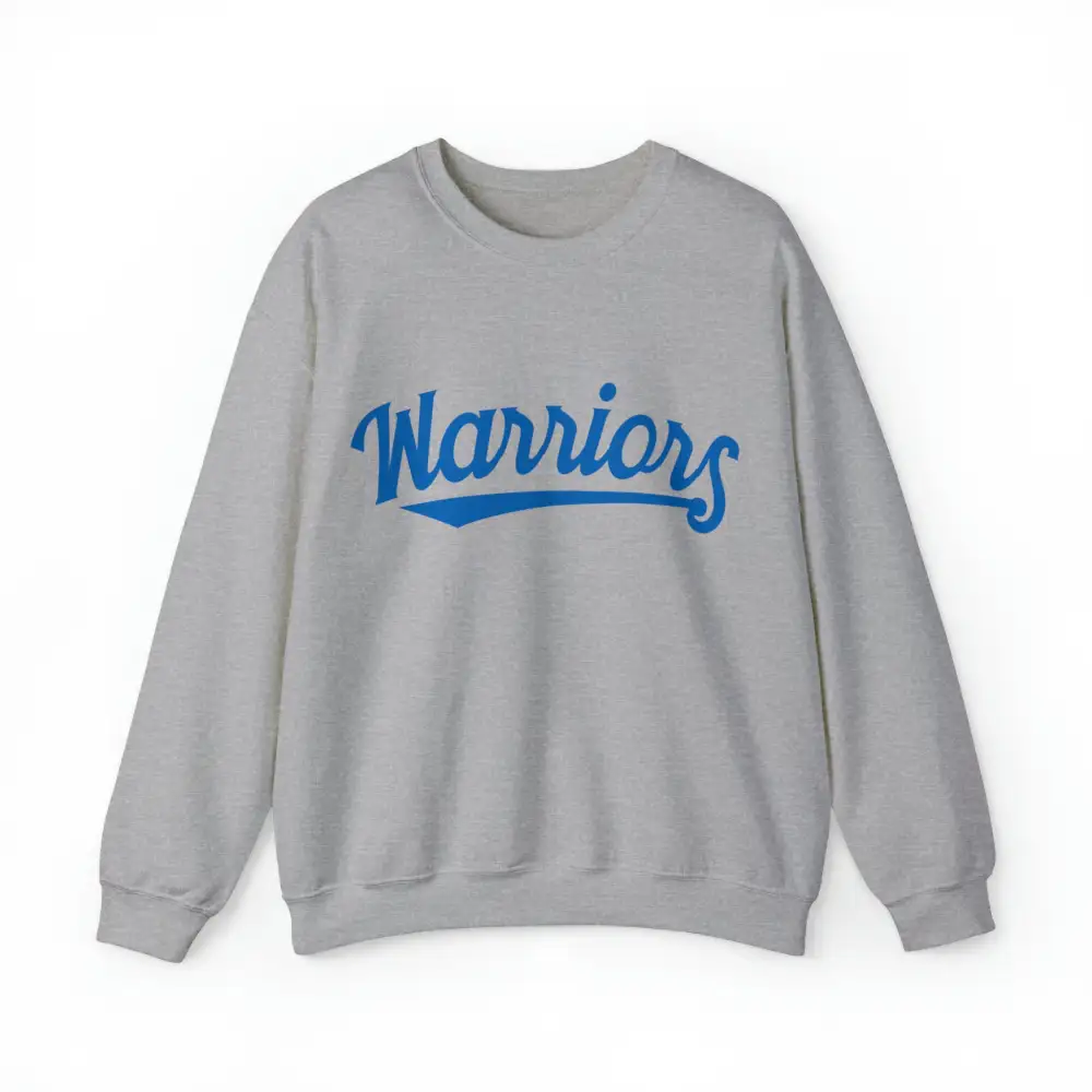 Everyday Script Blue Accent Gold Accent Team Graphic Crewneck Sweatshirt