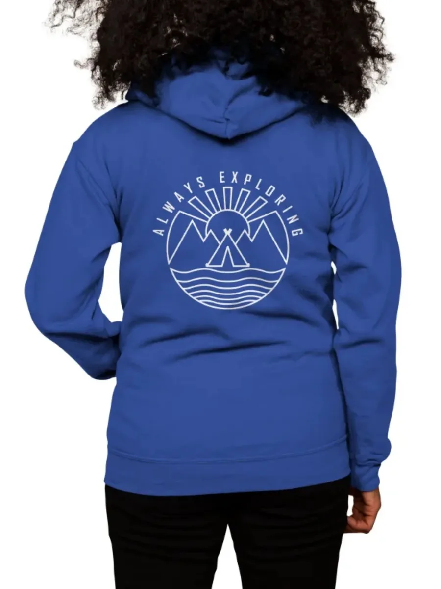 Minimalist Adventure Graphic Hoodie
