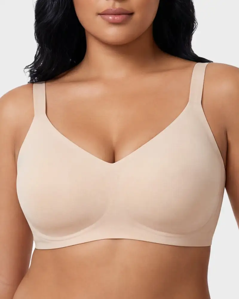 Seamless Soft Comfort Jelly Strip Wireless Bra