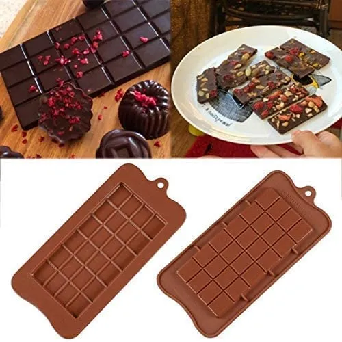 Silicone 24 Section Chocolate Mould Length - 22cm, Tray Breadth - 10.5cm