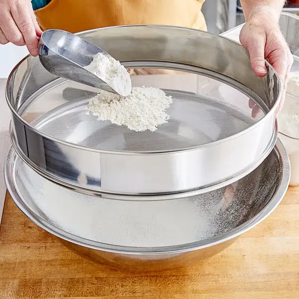 Space-Saving Stainless Steel Sieve