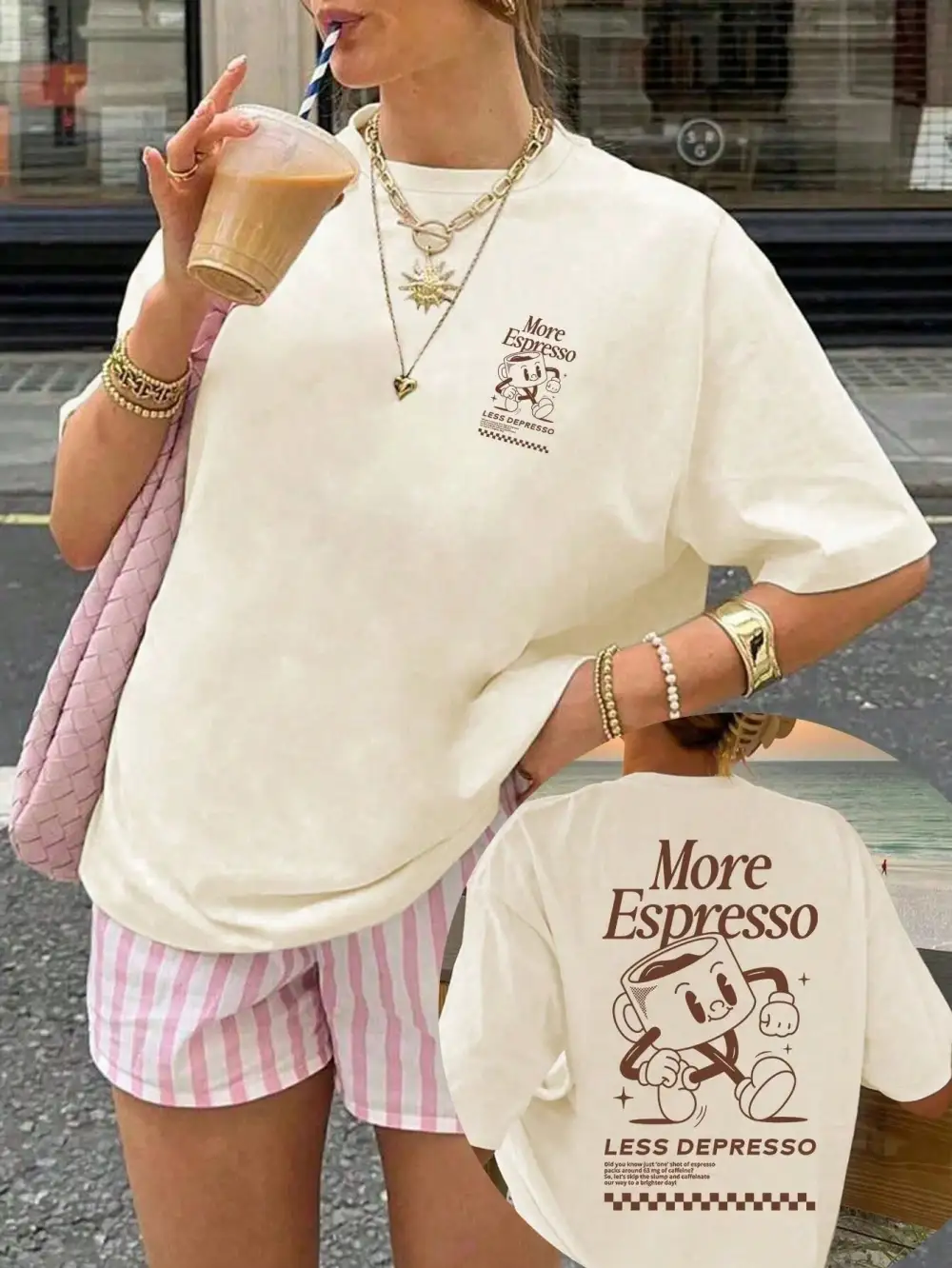 Women Coffee Relaxed Fit T-Shirt