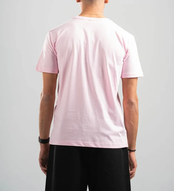 Pink Soft Cotton Crewneck Tee