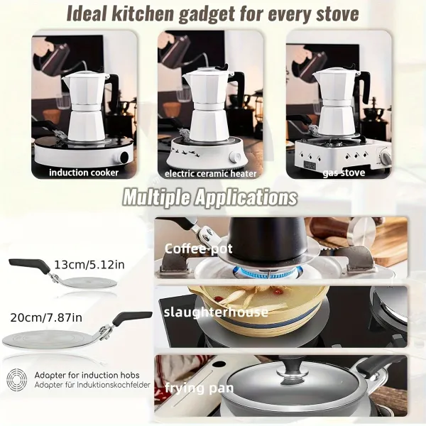 Stainless Steel Coffee Roasting Pan with PVC Handle, Kitchen Tool for Home Coffee Roasting