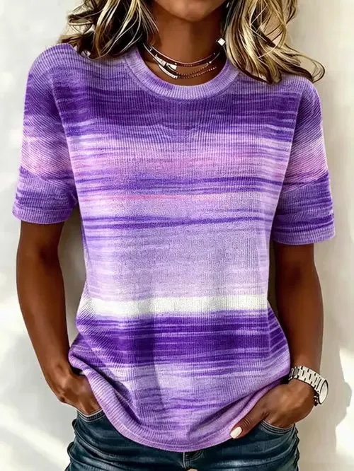 Women's Gradient Print T-shirt