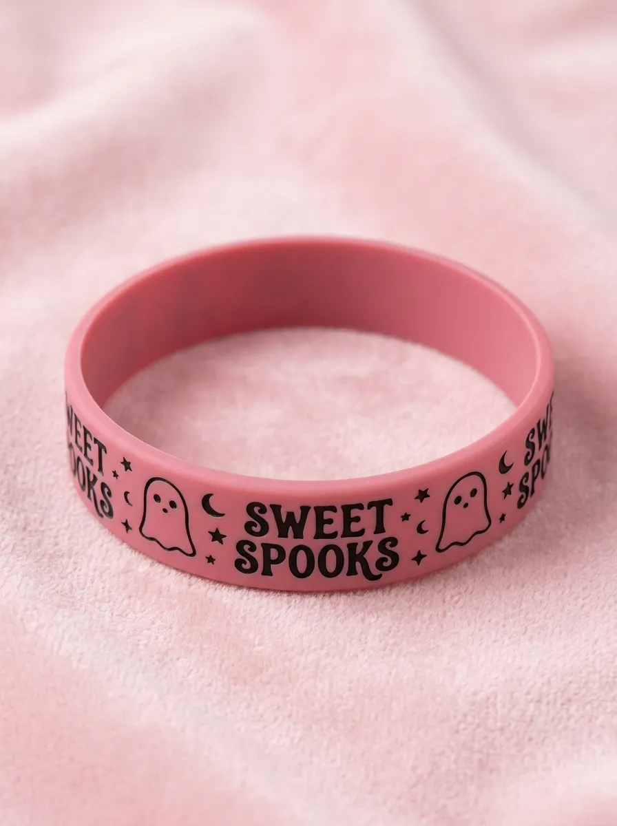 Moon Star Halloween Graphic Wristband