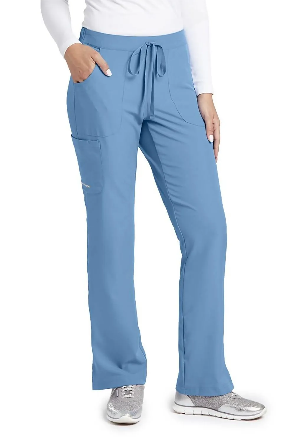 Women's Flat Front Beauty Healthcare Scrub Trousers