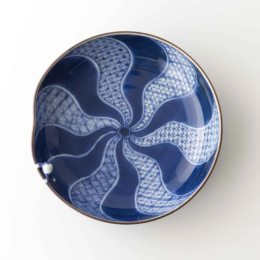 Minimal Porcelain Serving Bowl