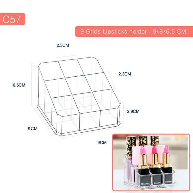 Tabletop Cosmetic Storage Organizer Box