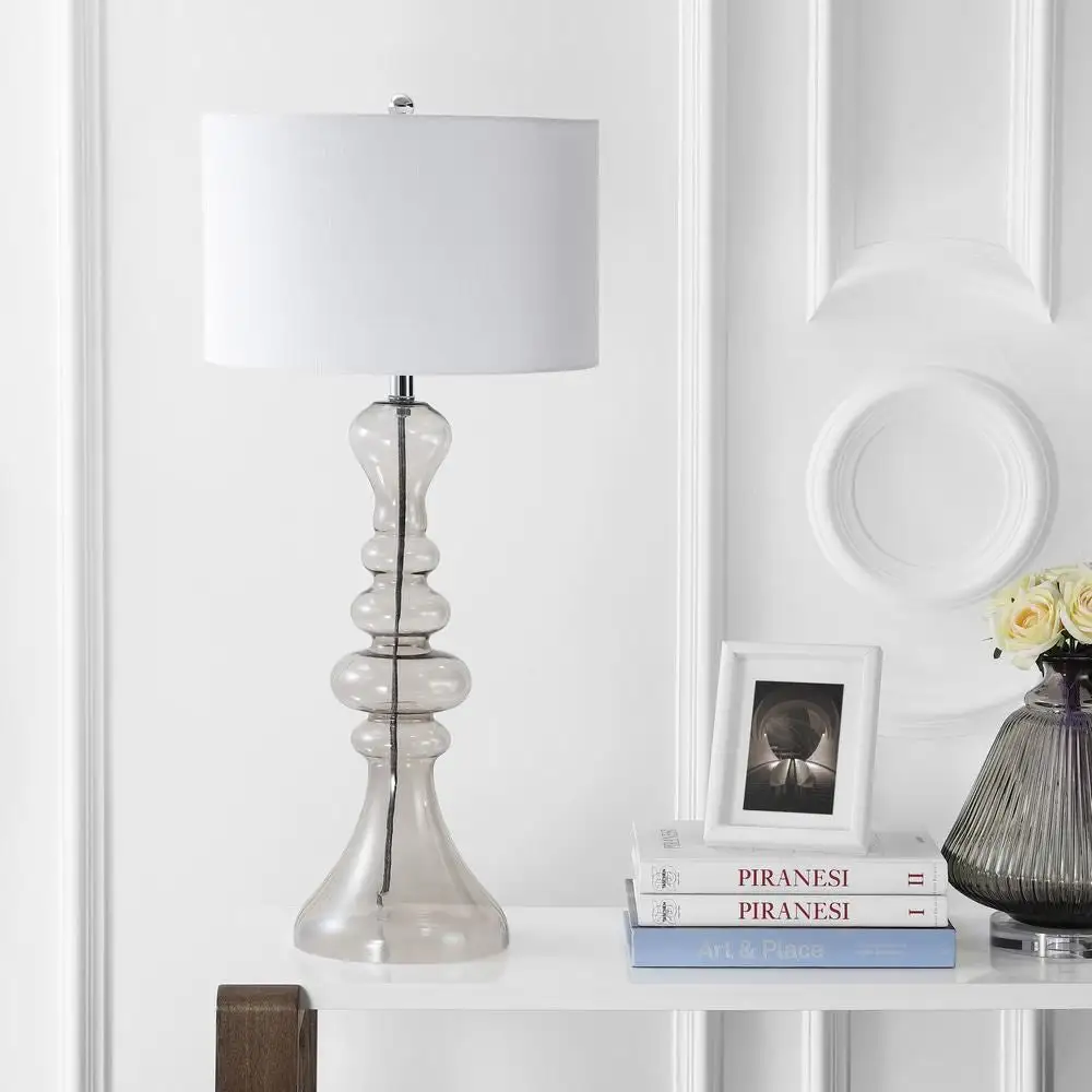 Curved Glass LED Table Lamp