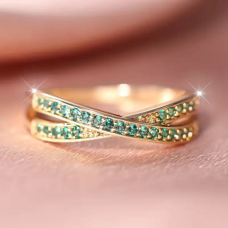 Etched Stone Ring
