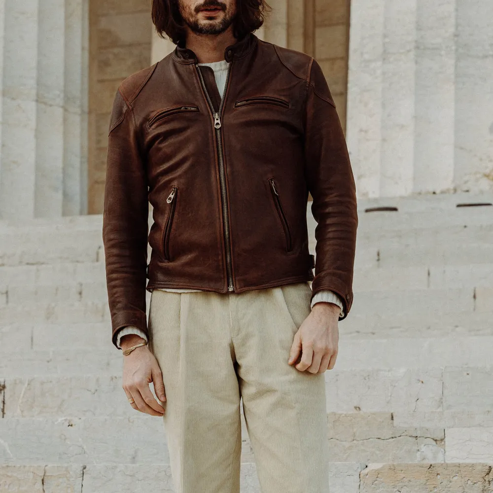 Timeless Leather Men's Casual Jacket