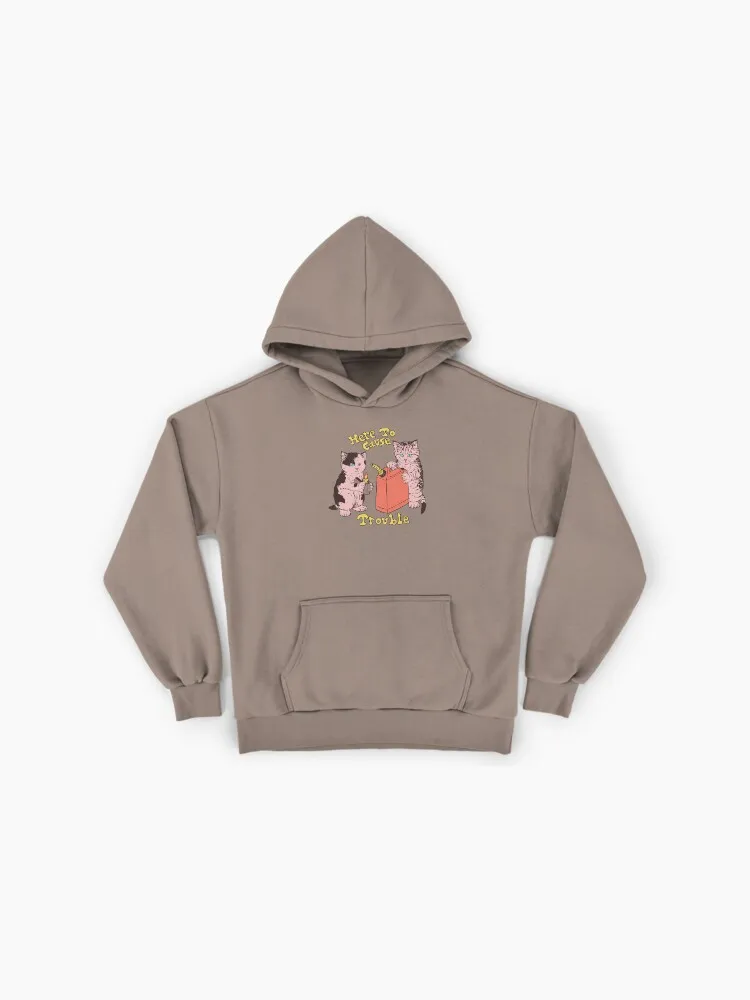 Here To Cause Trouble Premium Oversized Hoodie
