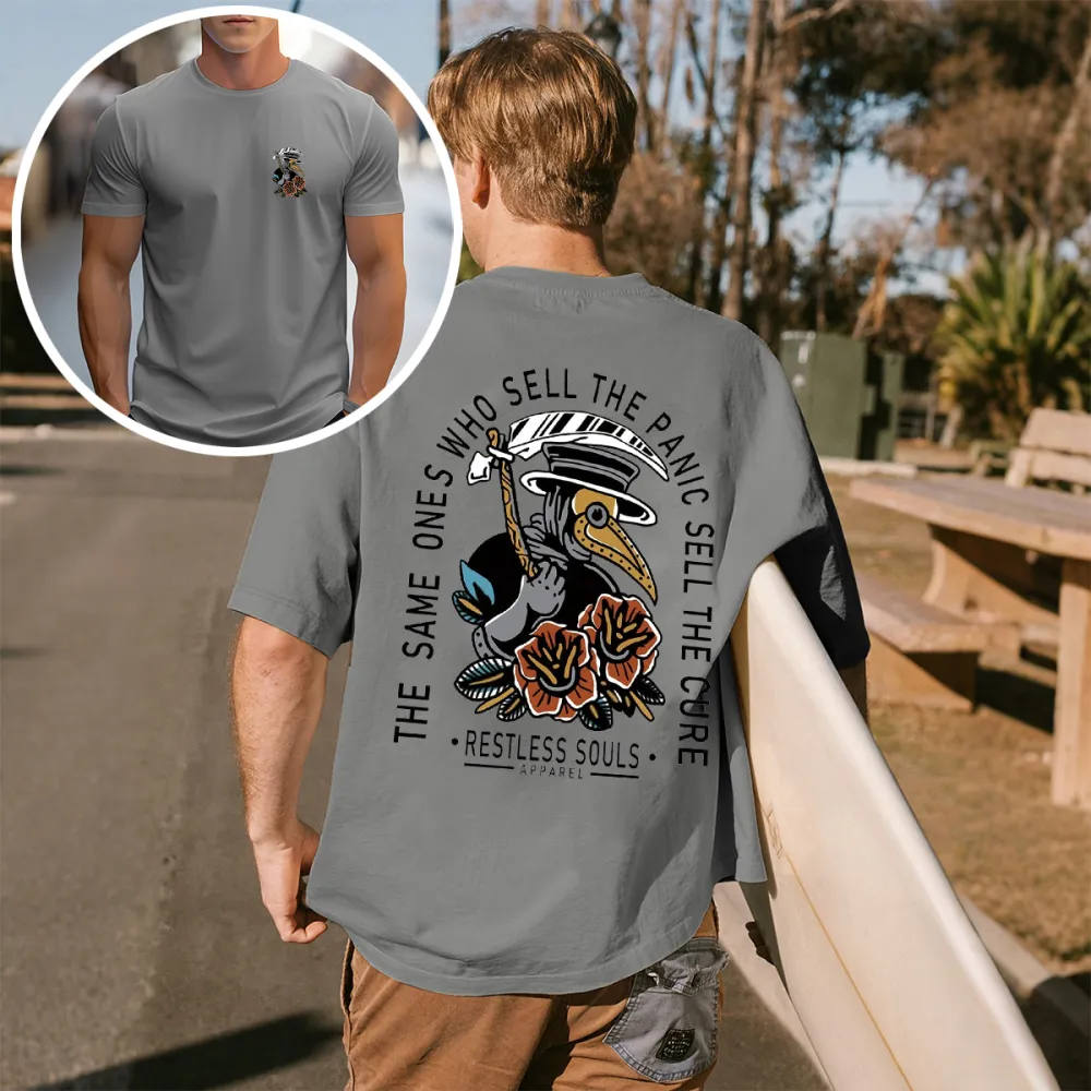 Mystic Creature Quote Themed Graphic T-Shirt
