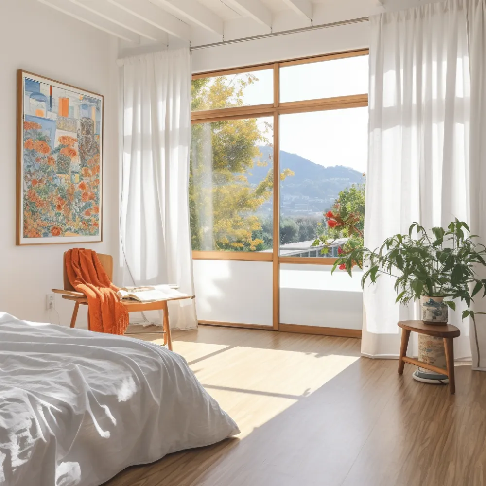 Rod Pocket Linen Curtain Panel