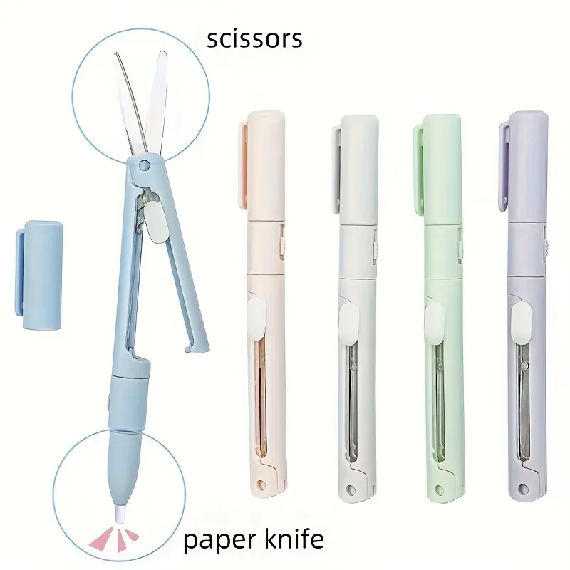 Pen-Style Foldable Scissors