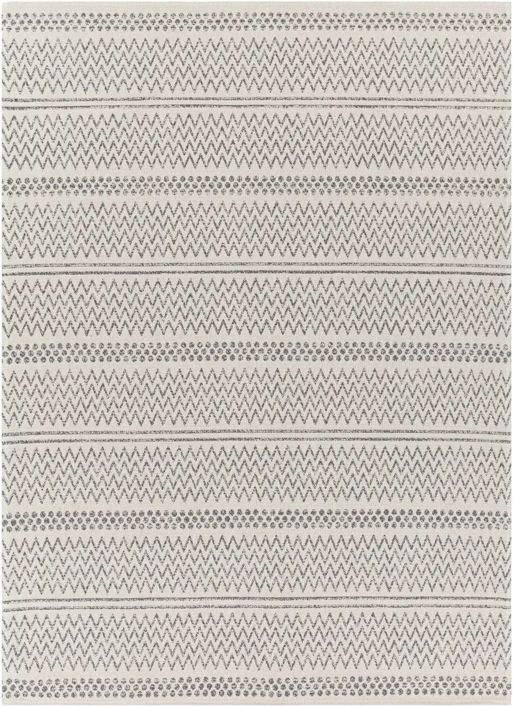 Balanced Bohemian Washable Cotton Area Rug