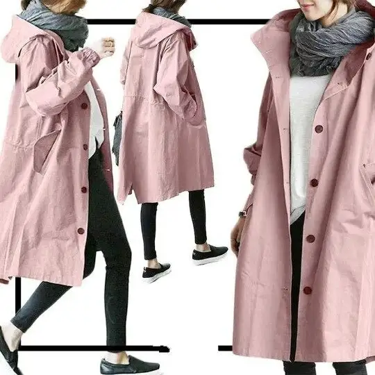 Modern Water Resistant Trench Coat