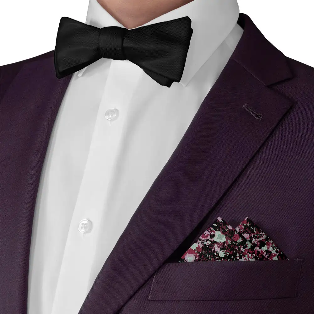 Sophisticated Refined Floral Pocket Square