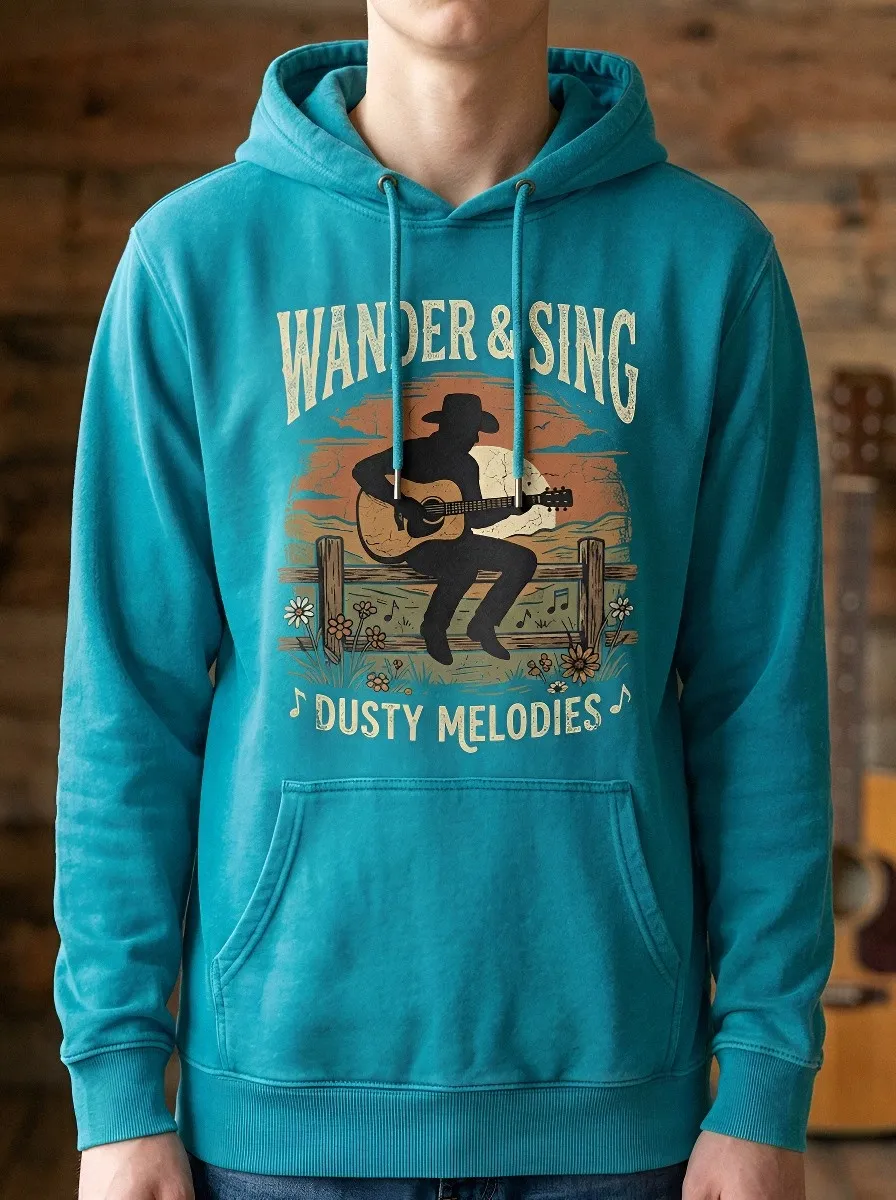Sunset Country Music Graphic Hoodie
