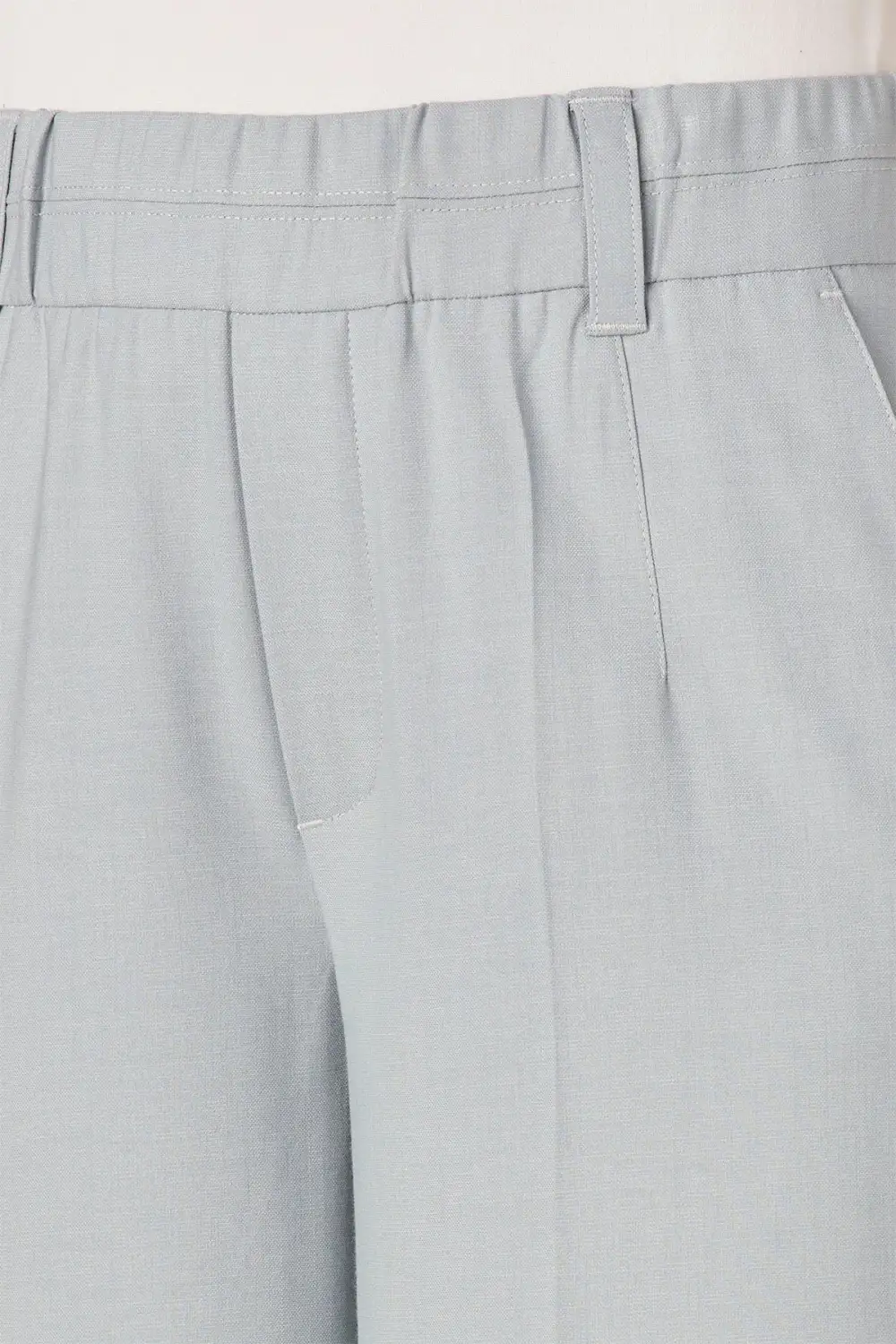 Pull-On Side Seam Tailored Trousers