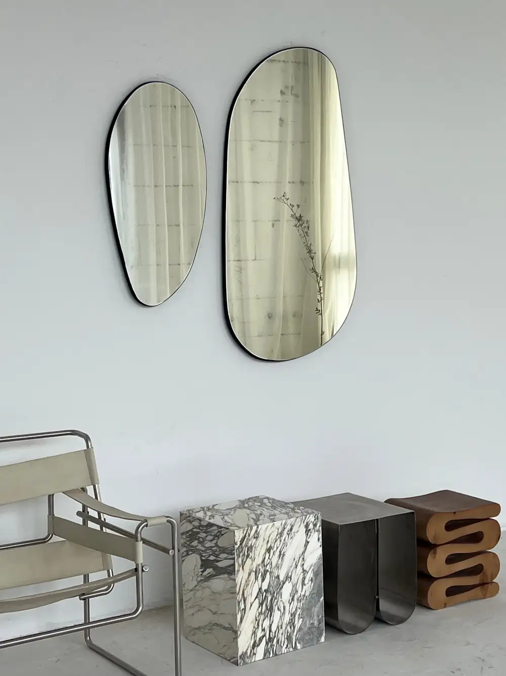 Organic Drop Wall Mirror