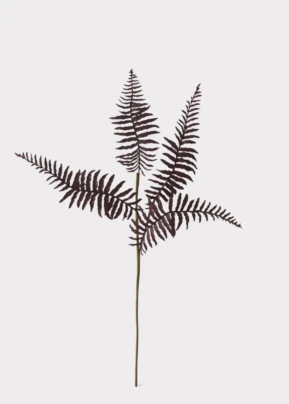 Artificial Fern Leaf Branch