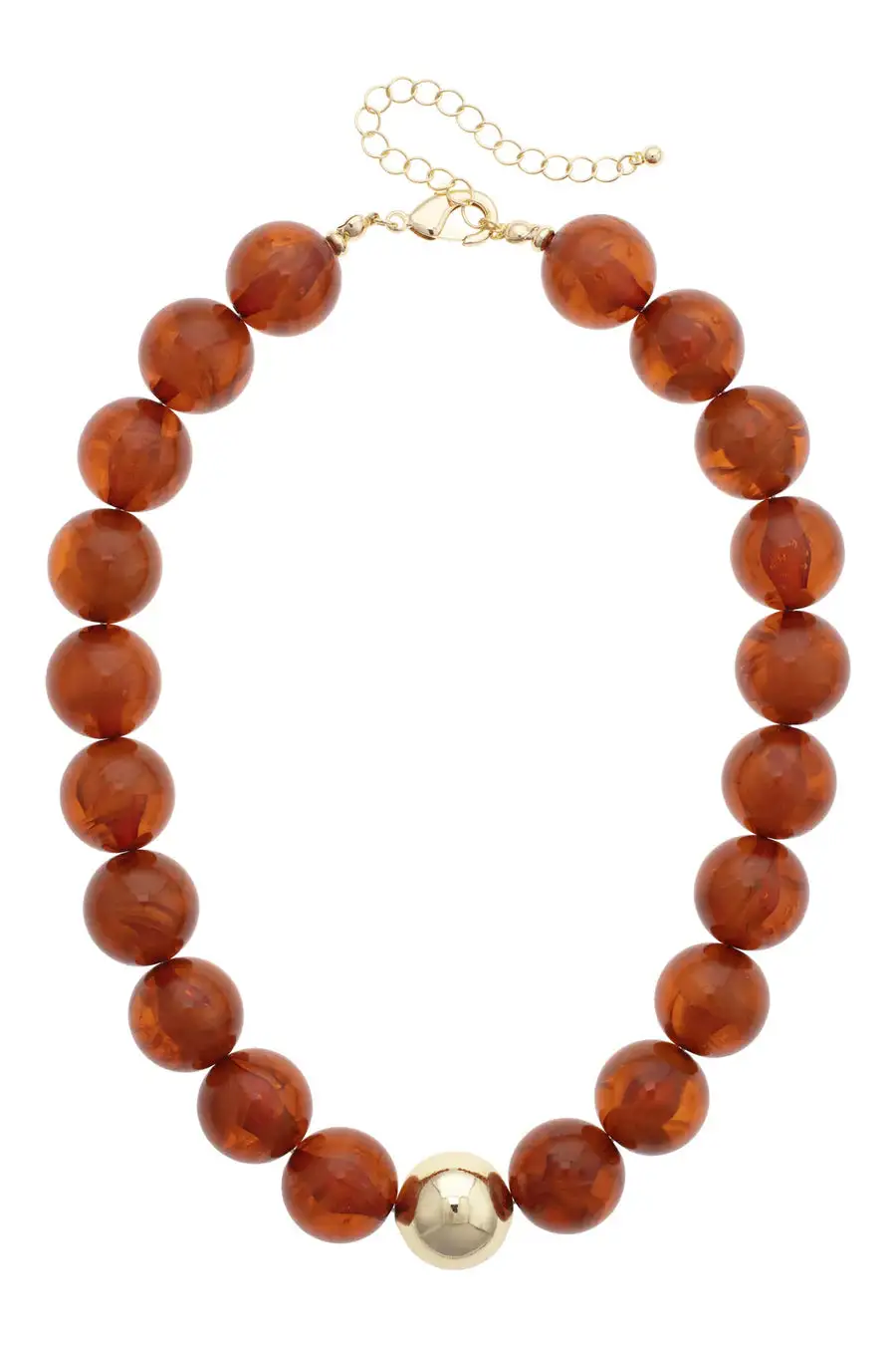 Beaded Gumball Statement Necklace