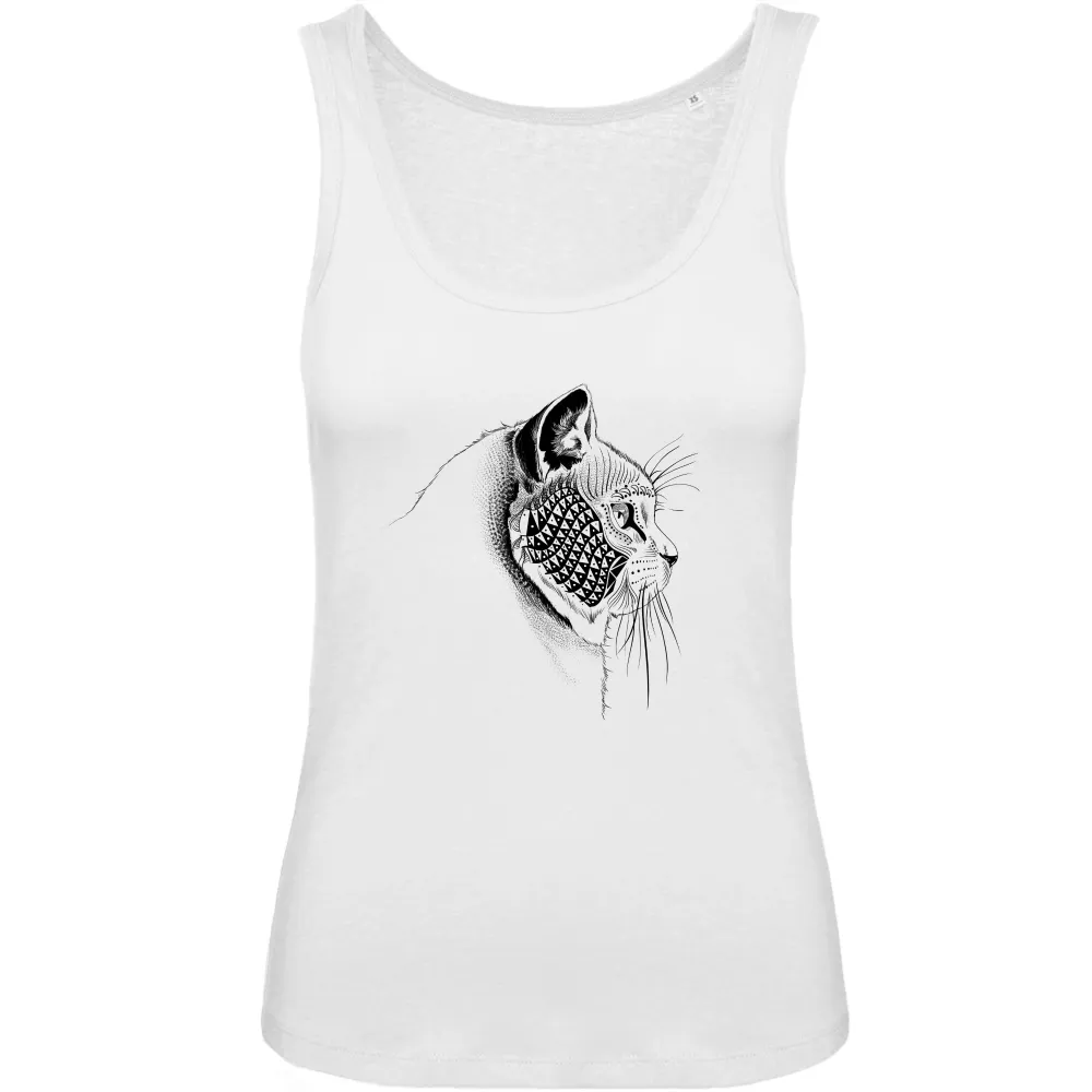 Cat Face Graphic Tank