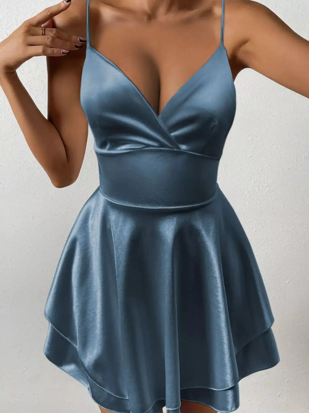 Tie Back Cami Mini Dress