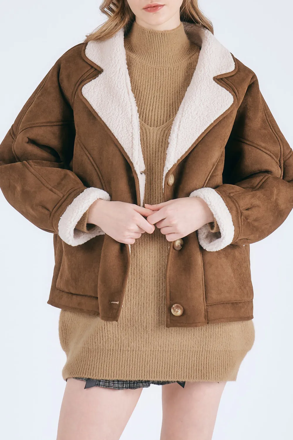 Faux Shearling Jacket