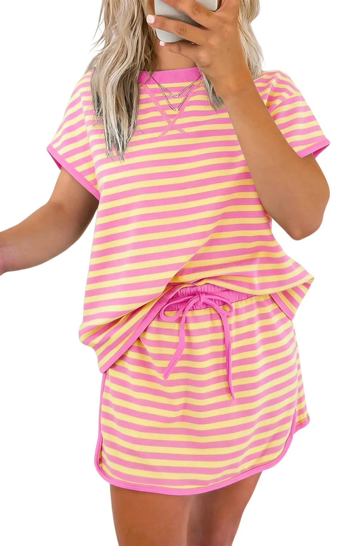 Striped Lounge Set