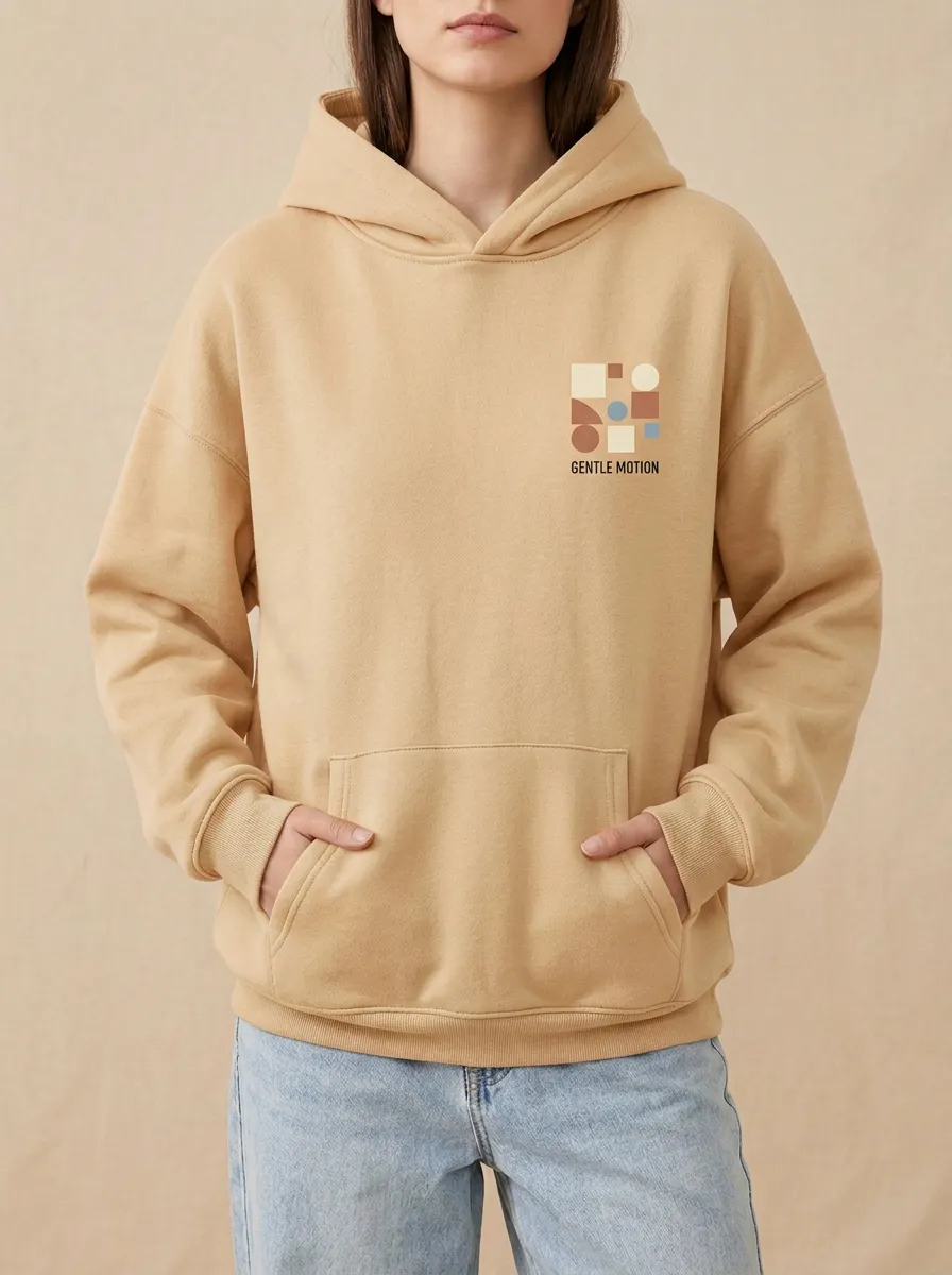 Gentle Motion Geometric Shapes Hoodie