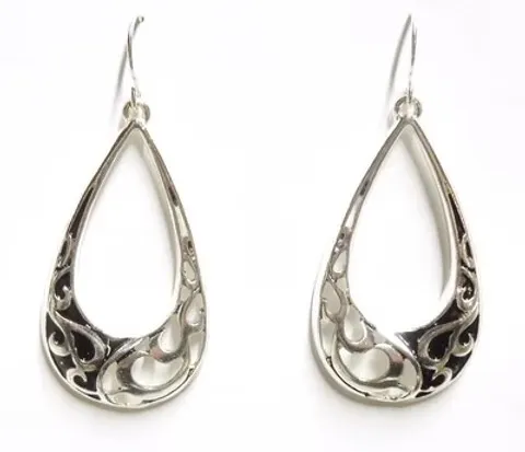 Elegant Pearl-Inspired Drop Earrings
