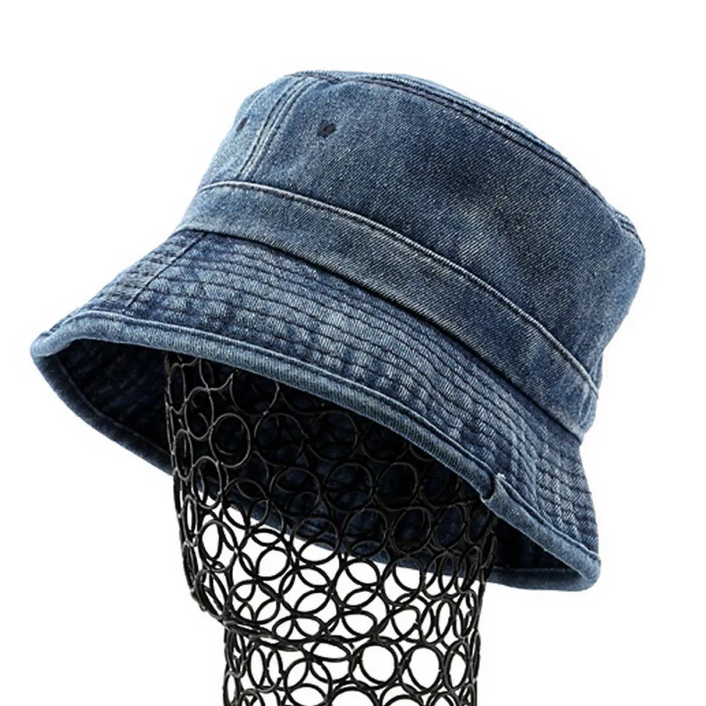 Relaxed Denim Bucket Hat